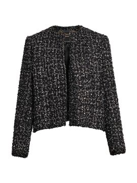 Kiton Women's Metallic Tweed Jacket