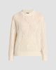 Kiton Women's Pointelle Cable-Knit Cashmere-Silk Sweater - 1