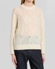 Kiton Women's Pointelle Cable-Knit Cashmere-Silk Sweater - 4