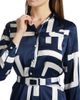 Kiton Women's Printed Silk Belted Shirtdress - 6