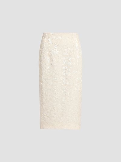 Kiton Women's Sequined Pencil Midi Skirt