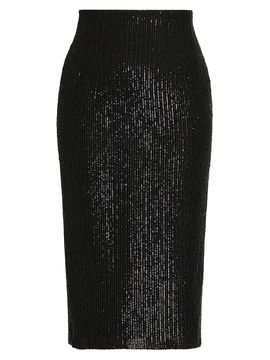 Kiton Women's Sequined Pencil Skirt
