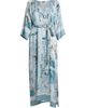 Kiton Women's Silk Belted Caftan - 7