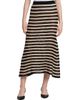 Kiton Women's Striped Knit Silk Midi-Skirt - 3