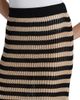 Kiton Women's Striped Knit Silk Midi-Skirt - 6