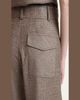 Kiton Wool-Cashmere Check Barrel-Leg Trousers - 5