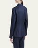 Kiton Wool-Cashmere Pinstripe Single-Breasted Jacket - 3