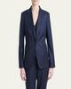 Kiton Wool-Cashmere Pinstripe Single-Breasted Jacket - 4