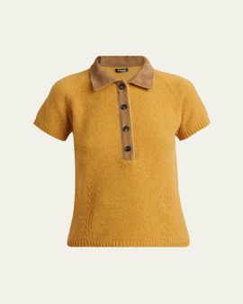 Kiton Wool Knit Polo