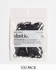 Kitsch Kitsch black no-snag elastic 100 pack-No color - 1