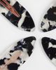 Kitsch Kitsch Creaseless Clips 4 Pack - Terrazzo-Black - 4