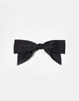 Kitsch Kitsch Fabric Bow Hair Clip 1 Pack - Black-No color