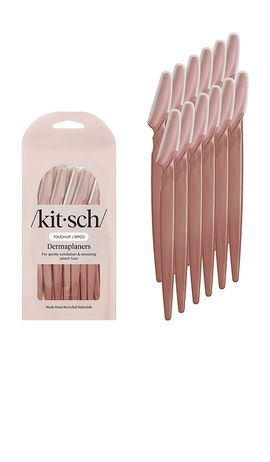 Kitsch Kitsch Recycled Plastic Dermaplaners 12pc Set