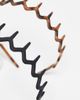 Kitsch Kitsch Zig Zag Headband 2 Pack - Black & Tortoise - 4
