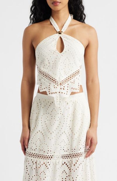 KITTENISH KITTENISH Cotton Eyelet Top