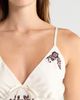 KITTENISH KITTENISH Embroidered Crop Satin Babydoll Camisole - 4