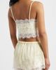 KITTENISH KITTENISH Eyelash Lace Satin Camisole - 3