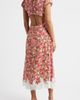 KITTENISH KITTENISH Eyelash Lace Trim Puff Sleeve Maxi Dress - 3