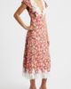 KITTENISH KITTENISH Eyelash Lace Trim Puff Sleeve Maxi Dress - 4