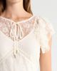 KITTENISH KITTENISH Flutter Sleeve Drop Waist Lace Minidress - 4