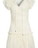 KITTENISH KITTENISH Flutter Sleeve Drop Waist Lace Minidress - 5