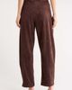 KITTENISH KITTENISH High Waist Faux Suede Barrel Leg Jeans - 2