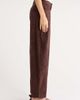 KITTENISH KITTENISH High Waist Faux Suede Barrel Leg Jeans - 3