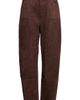 KITTENISH KITTENISH High Waist Faux Suede Barrel Leg Jeans - 5