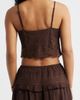 KITTENISH KITTENISH Lace Detail Rumple Satin Camisole - 2