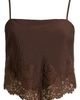 KITTENISH KITTENISH Lace Detail Rumple Satin Camisole - 5