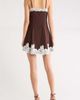 KITTENISH KITTENISH Lace Trim Pinstripe Slipdress - 2