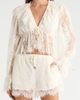 KITTENISH KITTENISH Long Sleeve Crop Lace Top - 1