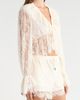 KITTENISH KITTENISH Long Sleeve Crop Lace Top - 3