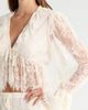KITTENISH KITTENISH Long Sleeve Crop Lace Top - 4