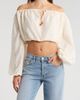 KITTENISH KITTENISH Off the Shoulder Bubble Hem Top - 1