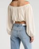KITTENISH KITTENISH Off the Shoulder Bubble Hem Top - 2