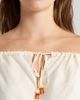 KITTENISH KITTENISH Off the Shoulder Bubble Hem Top - 4