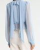KITTENISH KITTENISH Ruffle Crop Chiffon Top - 2