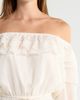 KITTENISH KITTENISH Ruffle Off the Shoulder Long Sleeve Smocked Waist Minidress - 4