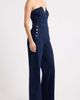 KITTENISH KITTENISH Strapless Wide Leg Denim Jumpsuit - 3