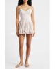 KITTENISH KITTENISH Stripe Drop Waist Bubble Hem Cotton Dress - 1