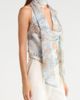 KITTENISH KITTENISH Stud Trim Cowl Neck Chiffon Top - 4