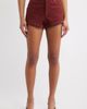 KITTENISH KITTENISH Studded Faux Suede Shorts - 1