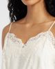 KITTENISH KITTENISH Wide Leg Lace & Satin Jumpsuit - 4