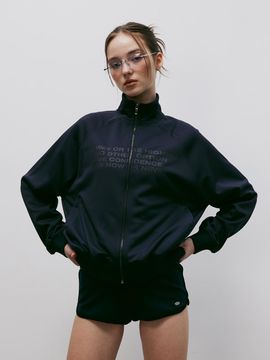 KITTY POTTERY Fearless Track Jersey Blazer [Deep Navy]