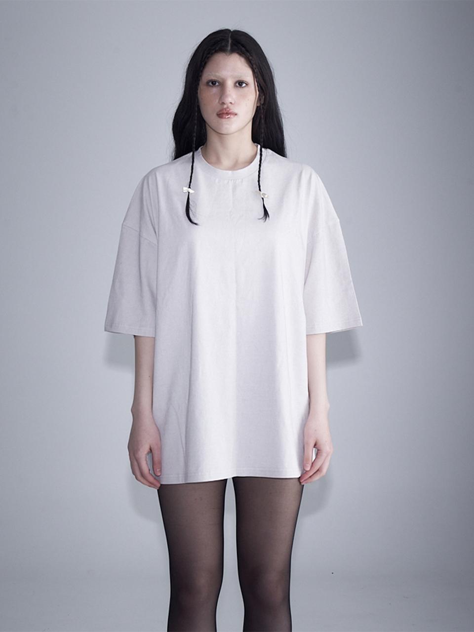 KITTY POTTERY Pigment Oversized Fit Short-Sleeved T-shirt