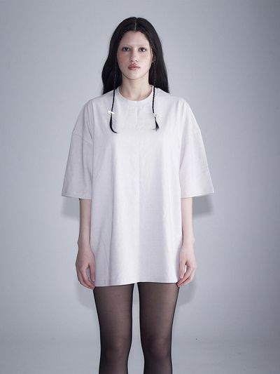KITTY POTTERY Pigment Oversized Fit Short-Sleeved T-shirt