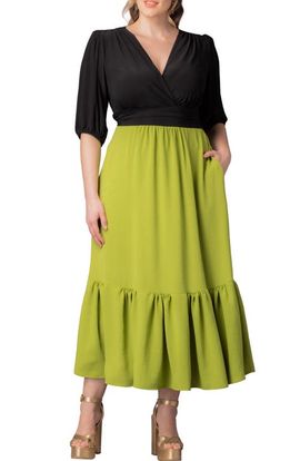 Kiyonna Kiyonna Danica Mixed Media Dress