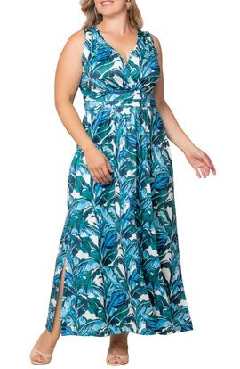 Kiyonna Kiyonna Daniela Sleeveless Maxi Dress