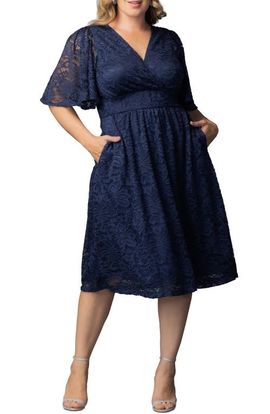 Kiyonna Kiyonna Fable Lace Cocktail Dress
